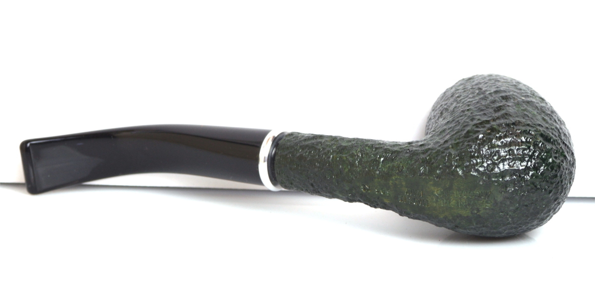 PIPA RADICA SAVINELLI ARCOBALENO RUSTICATA VERDE 606 9MM