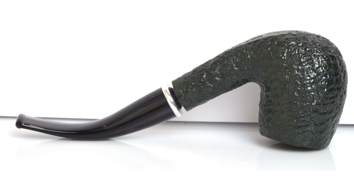PIPA RADICA SAVINELLI ARCOBALENO RUSTICATA VERDE 606 9MM