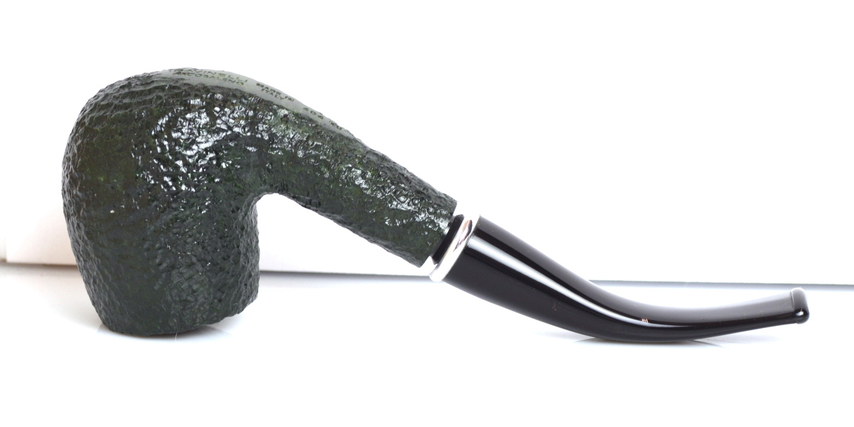PIPA RADICA SAVINELLI ARCOBALENO RUSTICATA VERDE 606 9MM