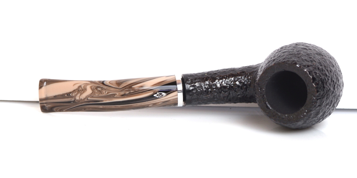 PIPA RADICA SAVINELLI MORELLINA RUSTICATA NERA 636 9MM