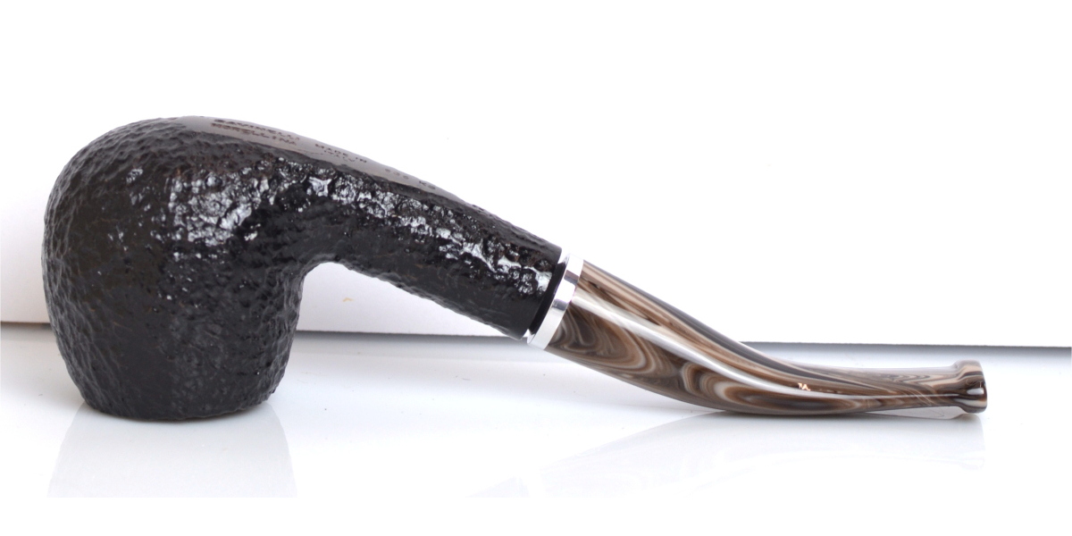 PIPA RADICA SAVINELLI MORELLINA RUSTICATA NERA 636 9MM
