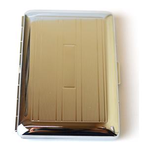 PORTA SIGARETTE METALLO LUBINSKI LINEE VERTICALI PLACCA 