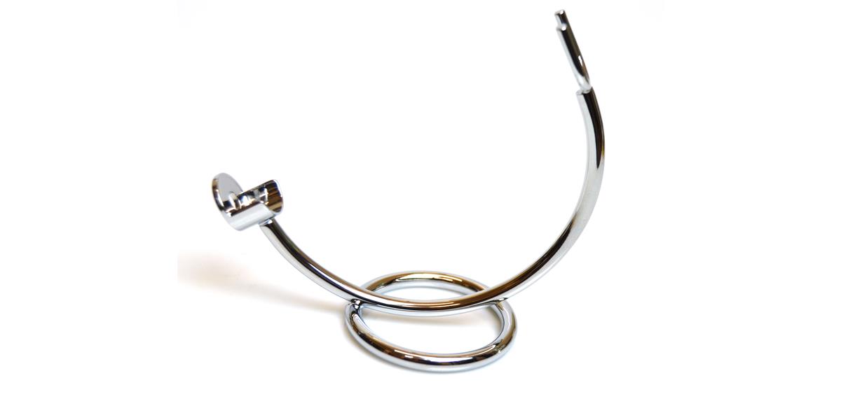 MONDIAL SUPPORTO IN OTTONE CROMATO PER RASOI A MANO LIBERA