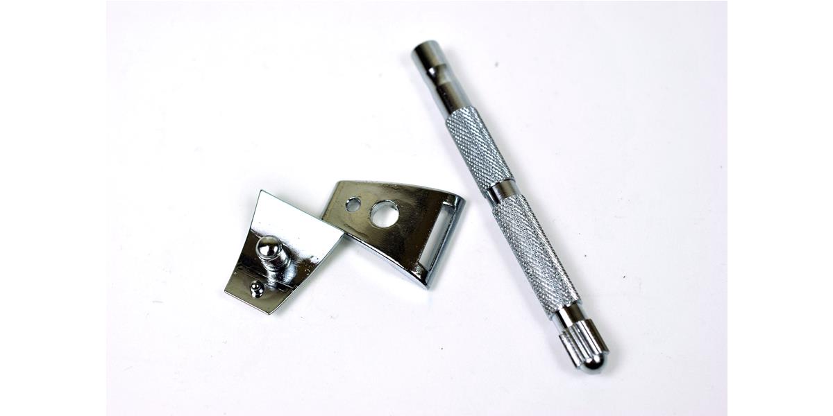 RAZOR MERKUR 907C MUSTACHE AND BASES