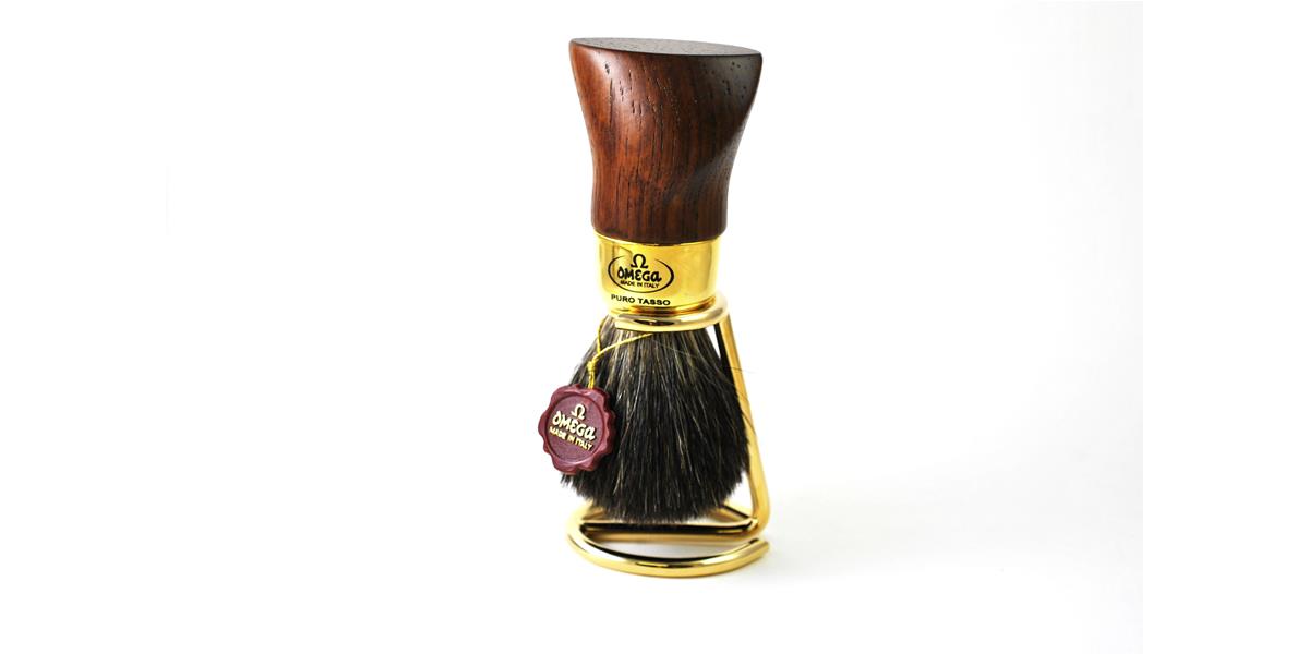 GOLDEN DRIP-STAND FOR STANDARD SHAVING BRUSH