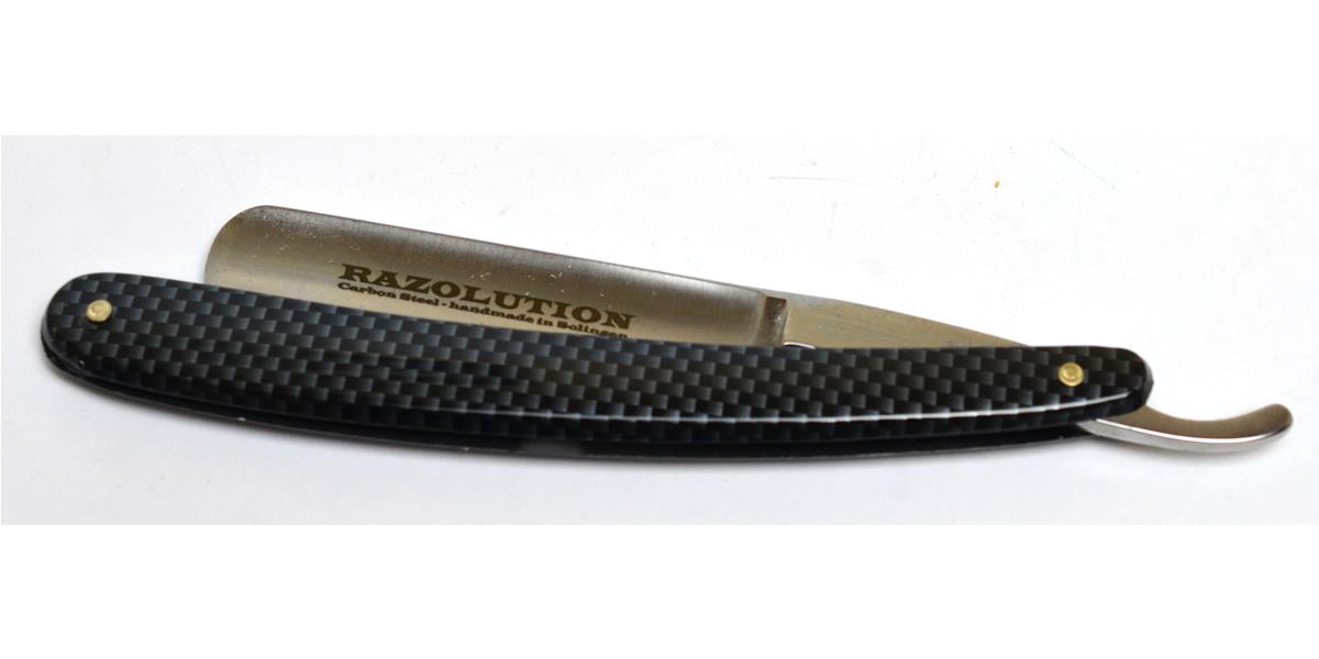 RASOIO MANO LIBERA RAZOLUTION BY SIMBATEC 5/8 ACCIAIO CARBONIO