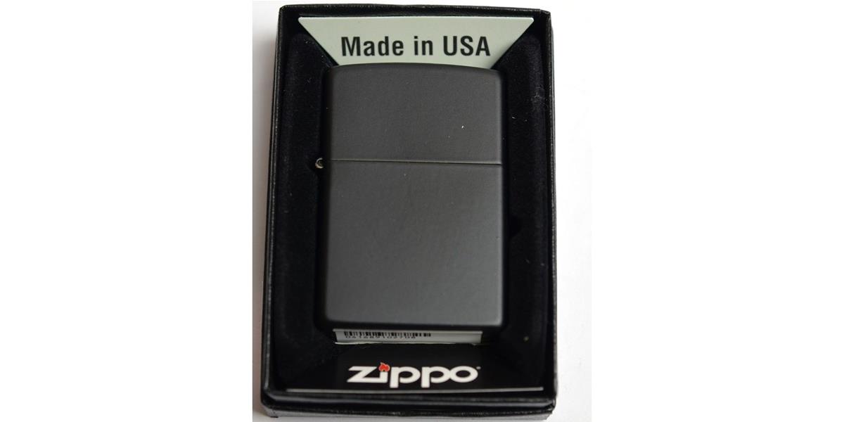 ZIPPO 218 REGULAR BLACK MATTE