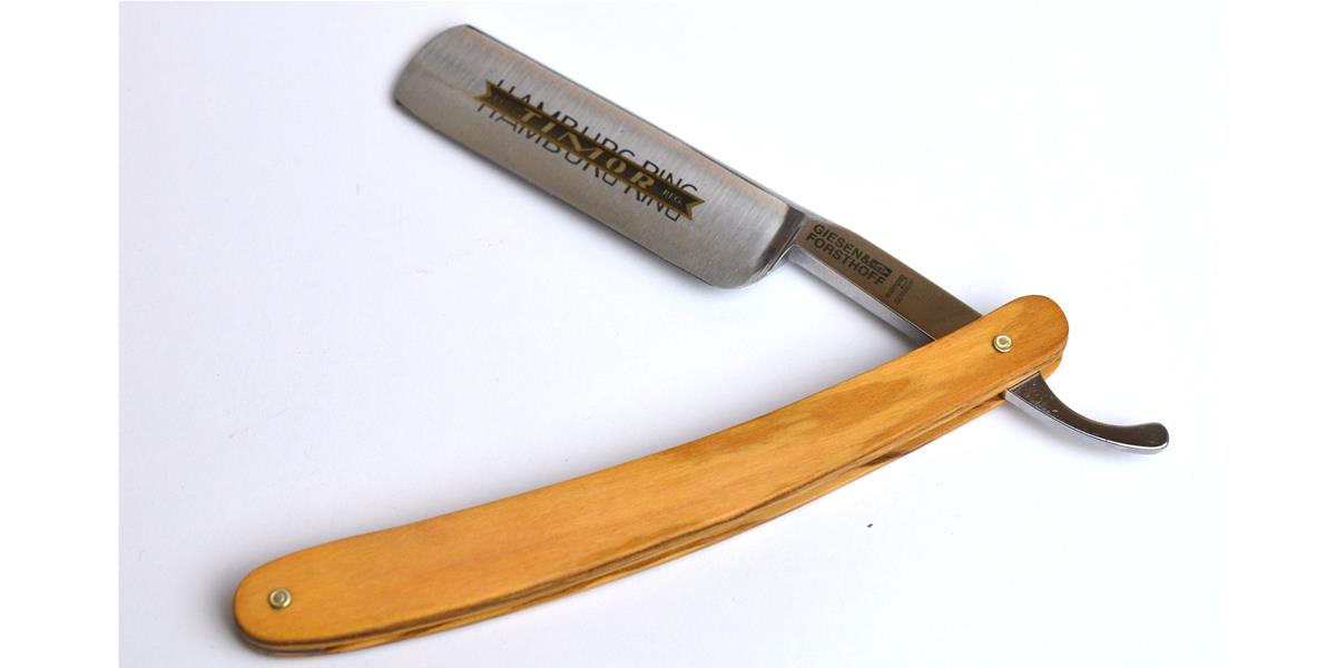 RASOIO MANO LIBERA TIMOR 6/8 LEGNO ULIVO HAMBURG RING