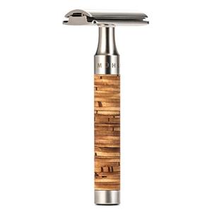 RASOIO DI SICUREZZA MUHLE R95 ACCIAIO E CORTECCIA DI BETULLA